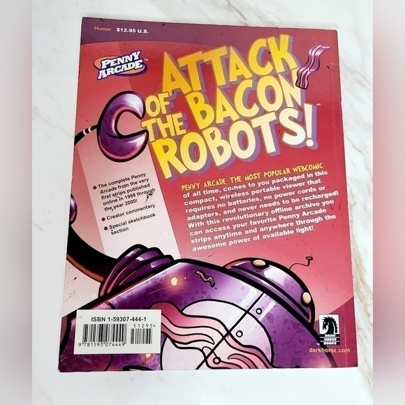 ATTACK Of The Bacon Robots (Penny Arcade, Vol. 1) Book - Picture 2 of 4